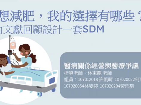 我想減肥，我的選擇有哪些？由文獻回顧設計一套SDM